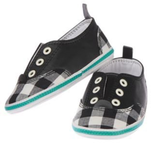 Crazy 8 Gingham Crib Sneakers