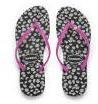 Havaianas Women's Slim Sunny Flip Flops - Black/Pink
