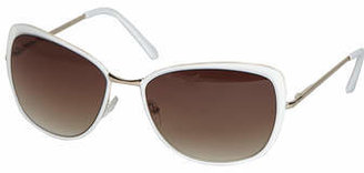 Cat Eye White sunglasses