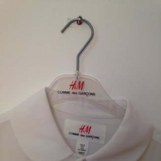 Comme des Garcons FOR H&M White Polyester Top