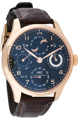 IWC Gold Perpetual Calendar Watch