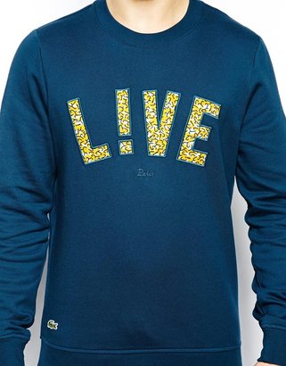 Lacoste Live Sweatshirt with Applique