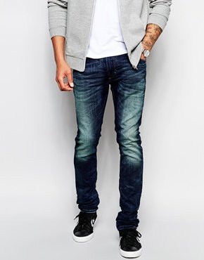 Diesel Jogg Jeans Thavar Slim Fit 600S Dark Wash - Dark