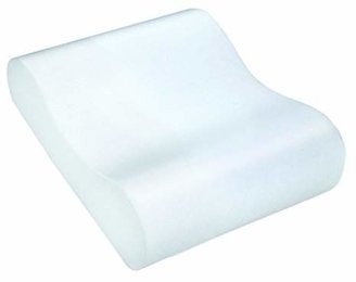 Sleep Innovations Travel Contour Pillow with Cotton Blend Cover