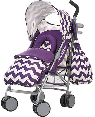 O Baby Obaby Metis Plus Pushchair Bundle - ZigZag Purple.