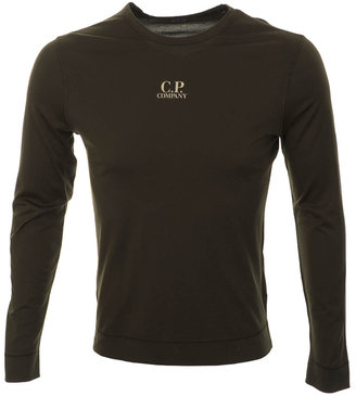 C.P. Company Logo T Shirt Forest Green