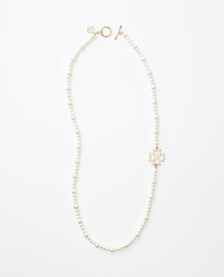 Ann Taylor Modern Classic Pearlized Necklace
