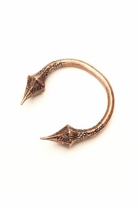 Luv Aj Carved Talon Bracelet in Copper Ox