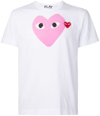 Comme des garÃ ons play printed heart T-shirt