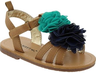 Old Navy Flower-Applique Sandals for Baby