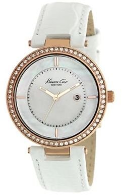 Kenneth Cole Ladies white mother of pearl dial watch