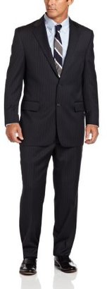 Joseph Abboud Men's Pinstripe Suit With Pleat-Front Pant