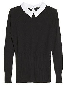 MANGO Shirt collar sweater