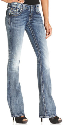 Miss Me Jeans, Bootcut-Leg Studded, Medium Wash