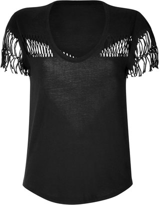 Zadig & Voltaire Cotton Shredded T-Shirt