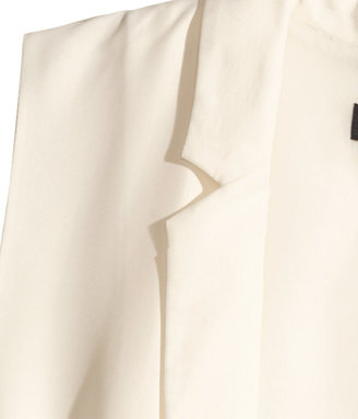 H&M Long Vest - Natural white - Ladies