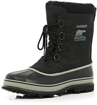 Sorel Black Caribou waterproof boots