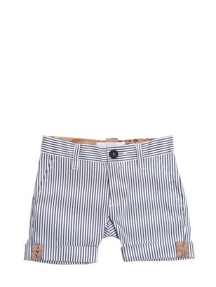 Alviero Martini 1°classe Junior - Striped Cotton Shorts