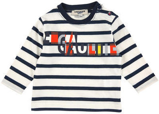 Junior Gaultier long-sleeved striped t-shirt