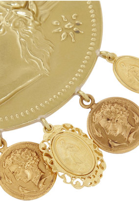 Dolce & Gabbana Gold-tone coin necklace