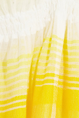 Lemlem Bezez striped cotton-blend gauze dress