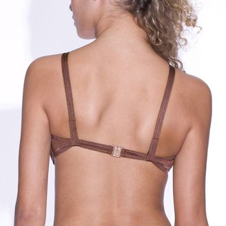 La Redoute LA Mix and Match Plain Balconette-Style Push-Up Bikini Top