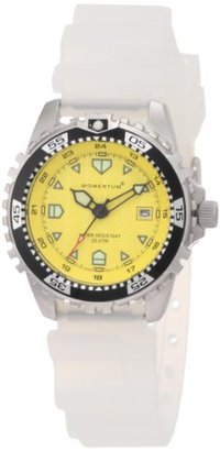 Momentum Women's 1M-DV01Y1T M1 Yellow Dial Transparent Silicone Rubber Watch