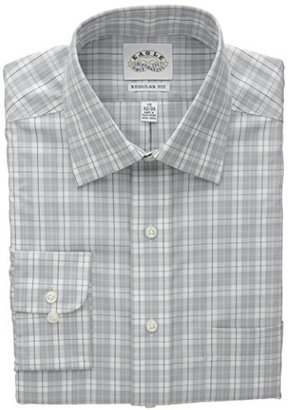 Eagle Men's Regular-Fit Non-Iron Checkered Button-Front Shirt