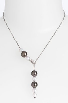 Mikimoto 'Pearls in Motion' Black South Sea & Akoya Cultured Pearl Necklace