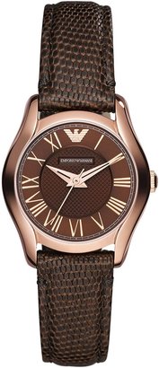 Emporio Armani AR1714 Classic Brown Leather Ladies Watch