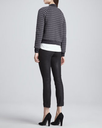 Marc by Marc Jacobs Quilted Argyle Knit-Trim Jacket