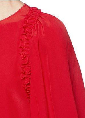 Nobrand Givenchy ruffle balloon sleeve top