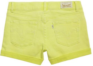Levi's felicity cuffed neon denim shorts - girls 7-16