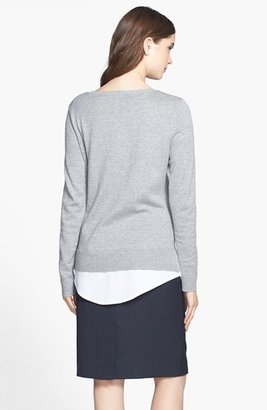 Kensie 'Cat' Cotton Blend Sweater (Online Only)