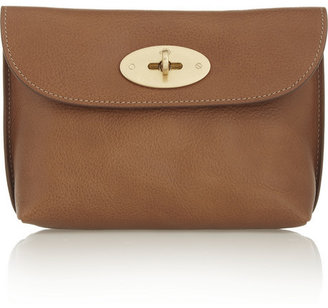 Mulberry Textured-leather cosmetics case