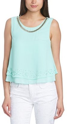 Lipsy Women's Necklace Detail Layered Swing Blouse