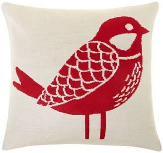 Linea Bird knitted cushion