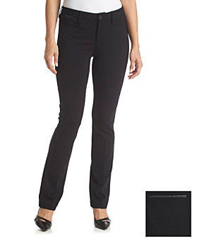 NYDJ Ryan Ponte Trouser With Faux Leather Detail