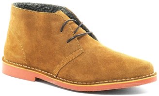 Selected Shearling Desert Boots - Brown