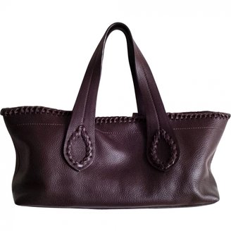 Elie Saab Brown Leather Handbag