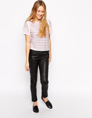 Only Poula Cropped T-Shirt