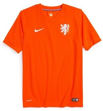 Nike 'Netherlands Home - 2014 Stadium' Dri-FIT World Soccer Jersey (Big Boys)
