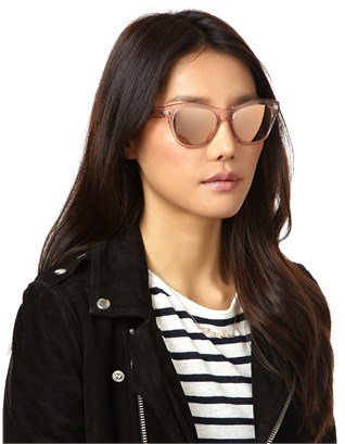Oliver Peoples Transparent Pink Sofee Sunglasses