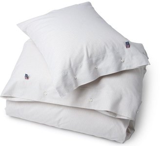 Lexington Pin Point housewife pillowcase in beige/white