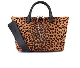 Chloé Baylee calf-hair and leather tote