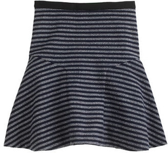 J.Crew Plaza skirt in stripe tweed