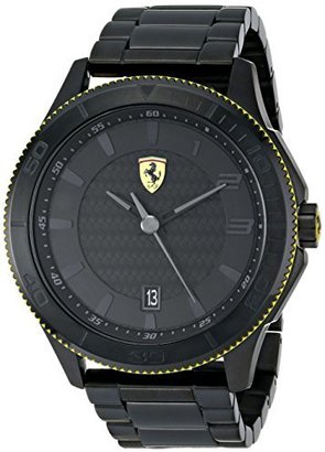 Ferrari Men's 0830141 Scuderia XX Analog Display Quartz Black Watch