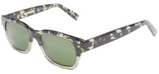 Eco Vail GYTGT Grey Tortoise Fashion Sunglasses Green Lens