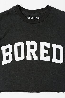 Urban Outfitters Reason Bored Cropped Tee
