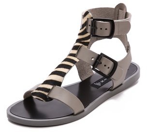 Steven Whymm Mixed Media Sandals